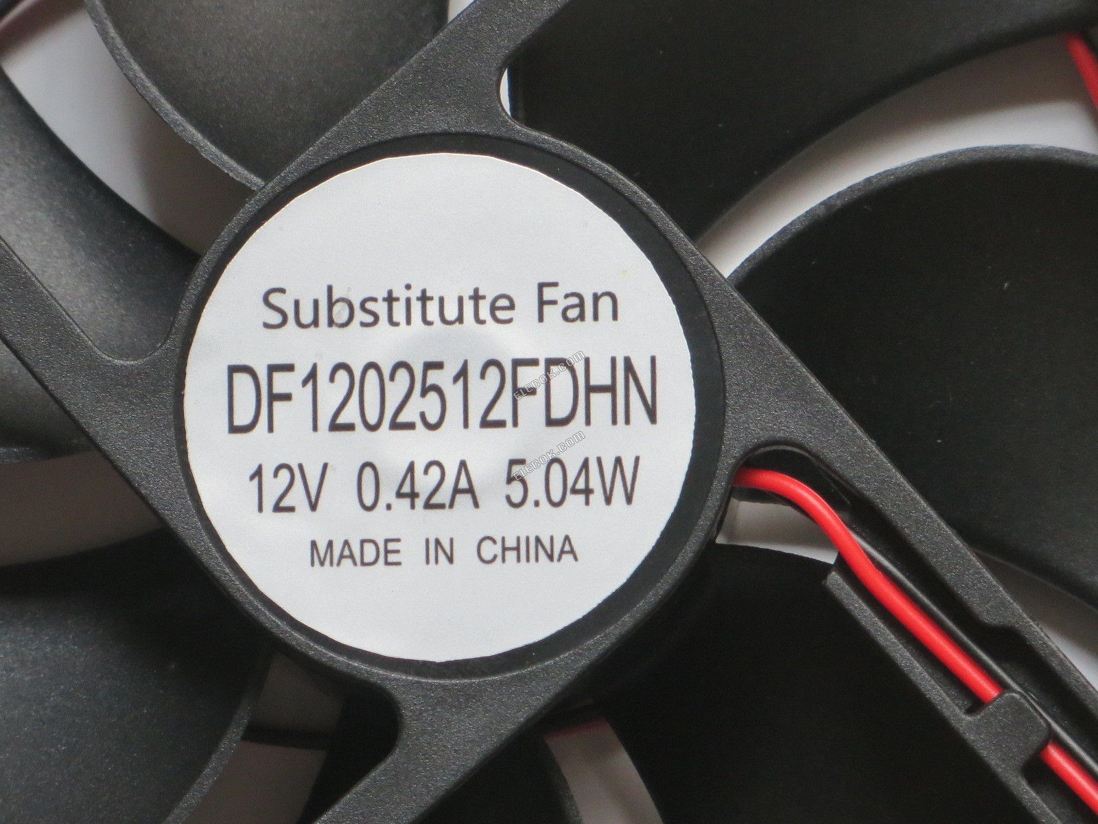 MARTECH DF1202512FDHN 12V 0,42A 5,04W 2fios Ventoinha, substituição 