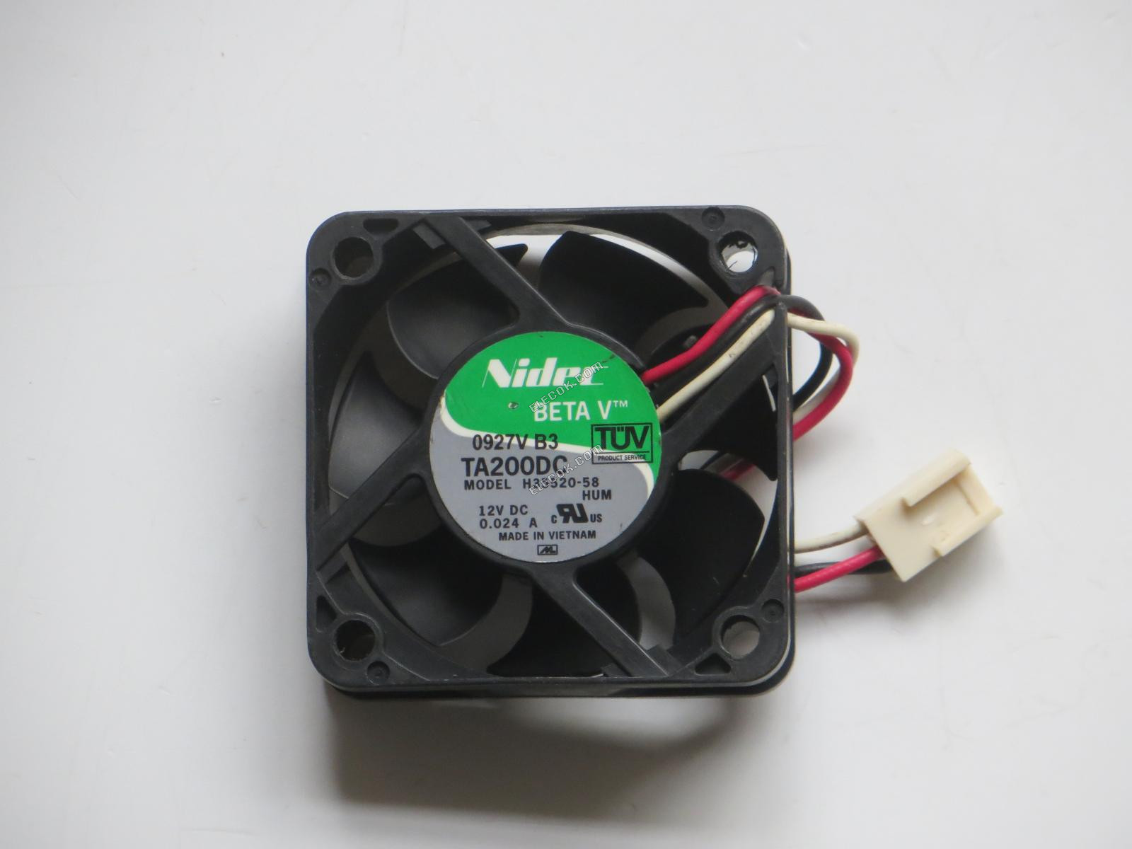 Nidec TA200DC H35520-58 12V 0,024A 3 fils Ventilateur De Refroidissement 