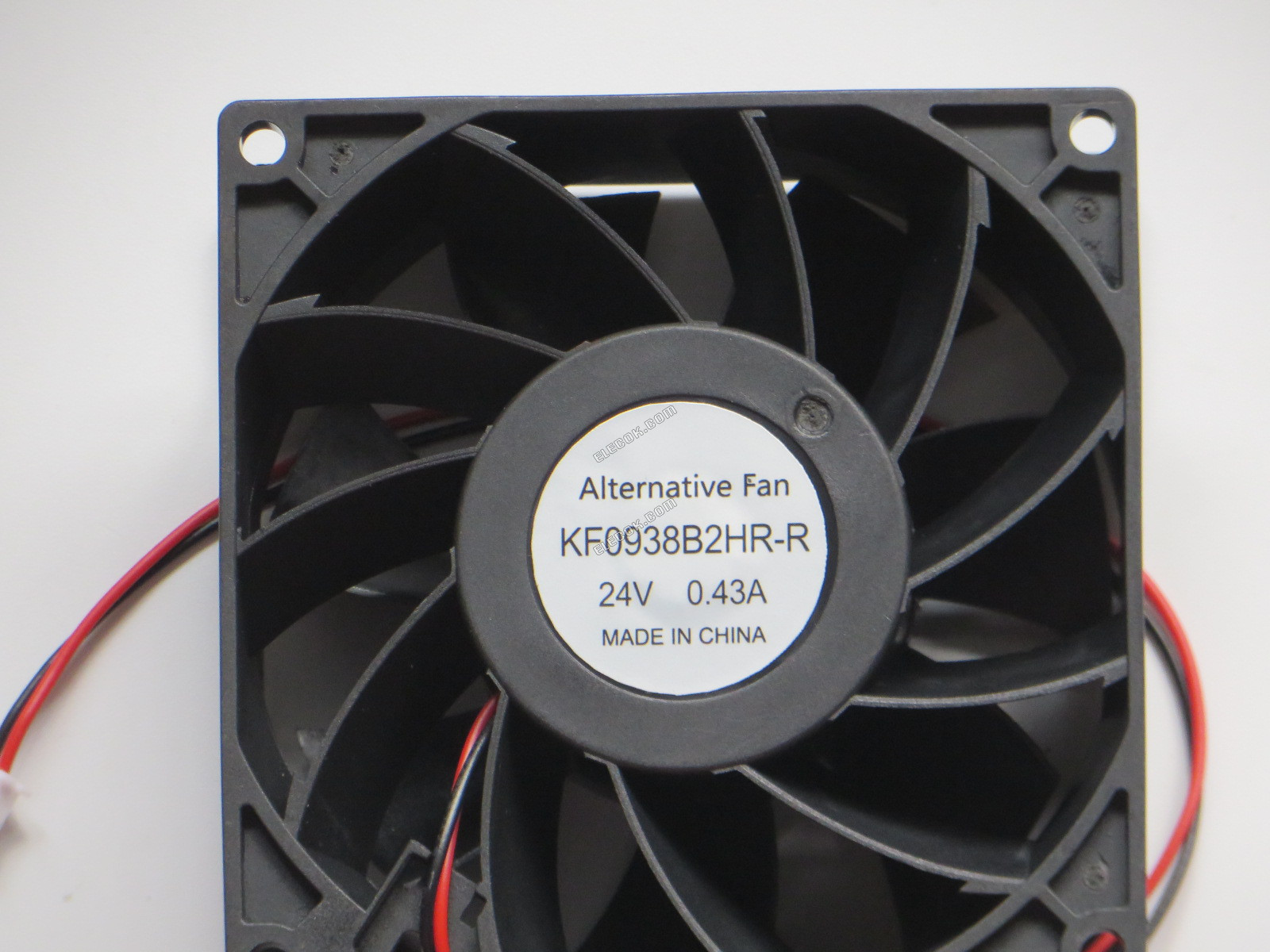 JAMICON KF0938B2HR-R 24V 0.43A 2wires cooling fan, substitute 