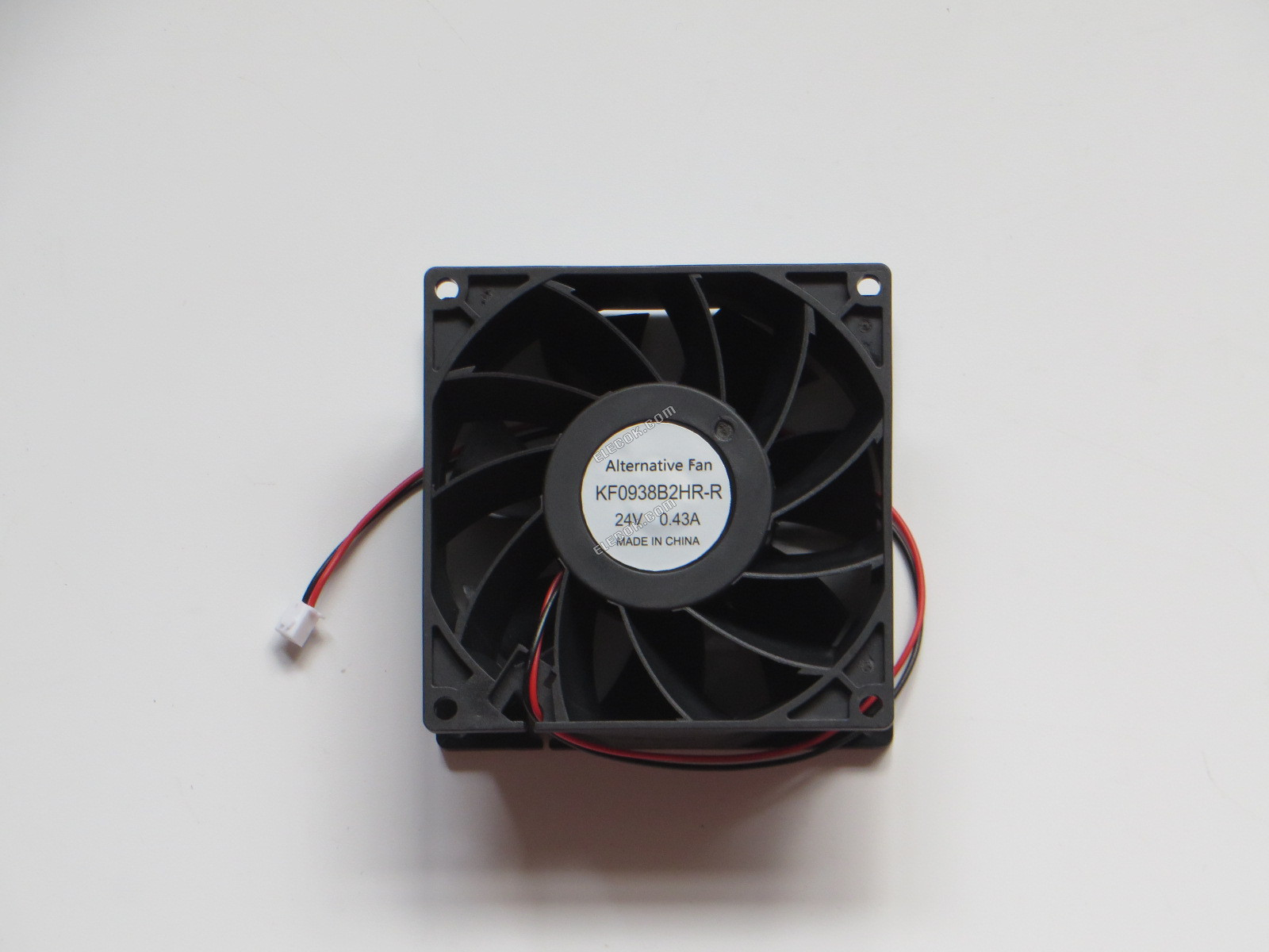 JAMICON KF0938B2HR-R 24V 0.43A 2wires cooling fan, substitute 
