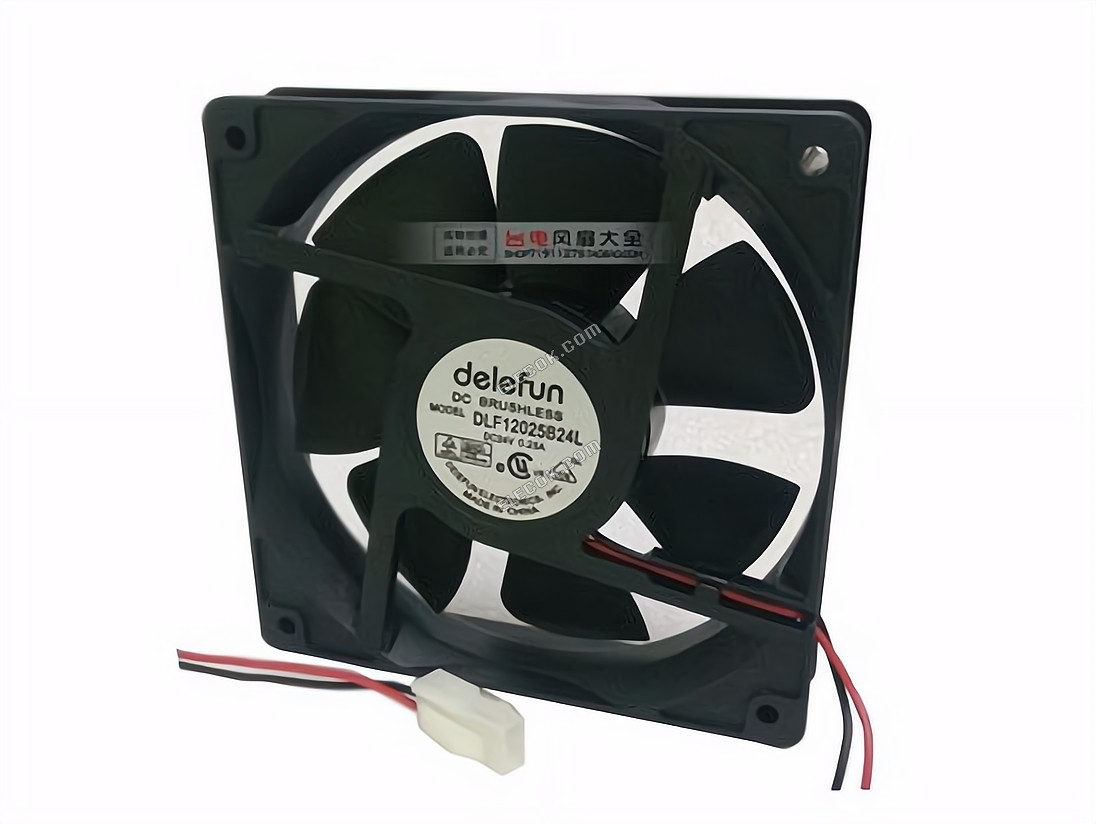 Delefun DLF12025B24L 24V 0,25A 2 σύρματα ανεμιστήρας ψύξης 