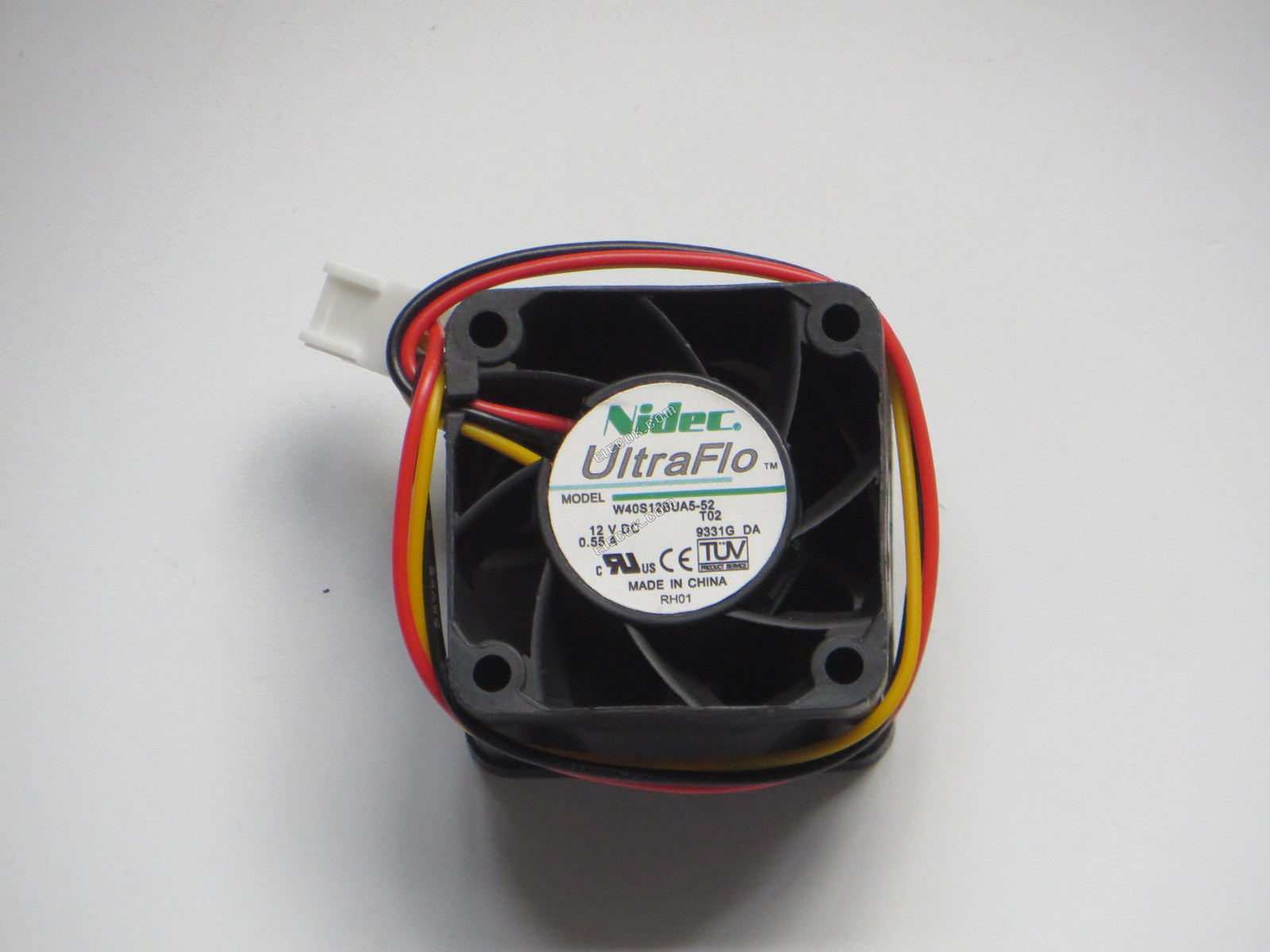 Nidec W40S12BUA5-52 12V 0.55A 3wires Cooling Fan refurbished 
