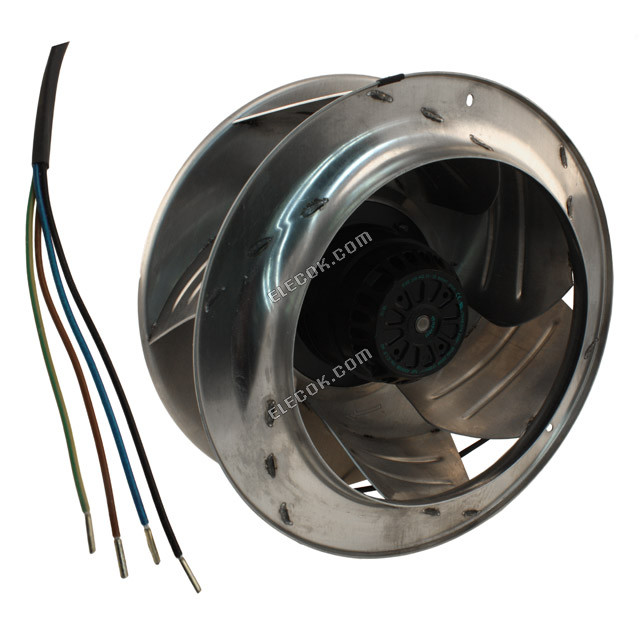 R4E310-AQ31-12 ebm-papst Inc. VENTILATOR IMP MTRZD 318X154MM 230VAC 2 Draad Aansluitdraden 