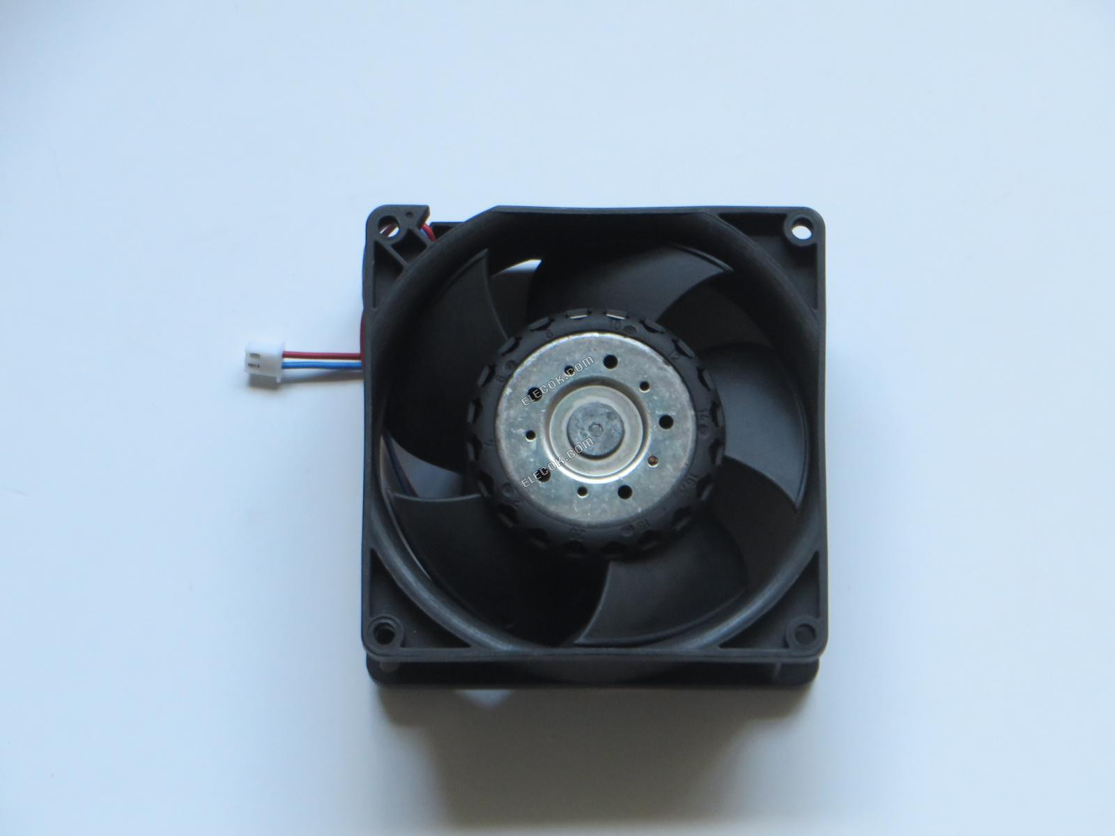 EBM-Papst 3214JH 24V 0,375A 9W 2 fils Ventilateur De Refroidissement avec blanc connecteur, reconditionné 