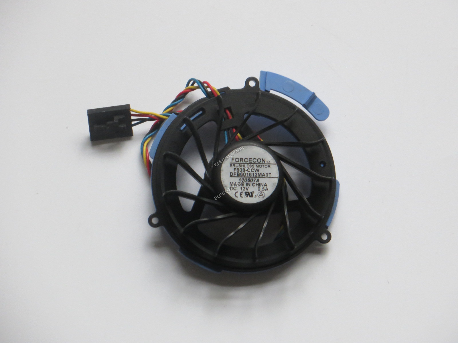 Forcecon DFB601612MAOT 12V 0.5A 4wires Cooling Fan 