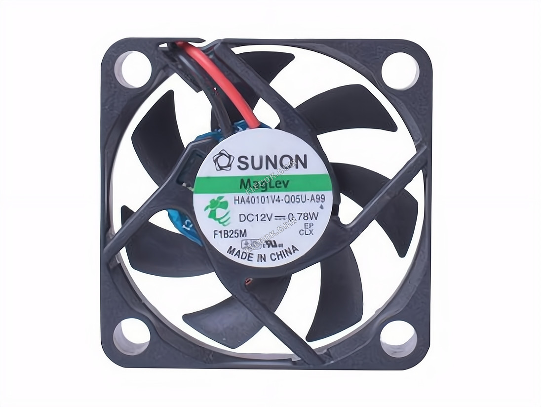 SUNON HA40101V4-Q05U-A99 Server-fyrkant Fläkt HA40101V4-Q05U-A99 2 kablar 