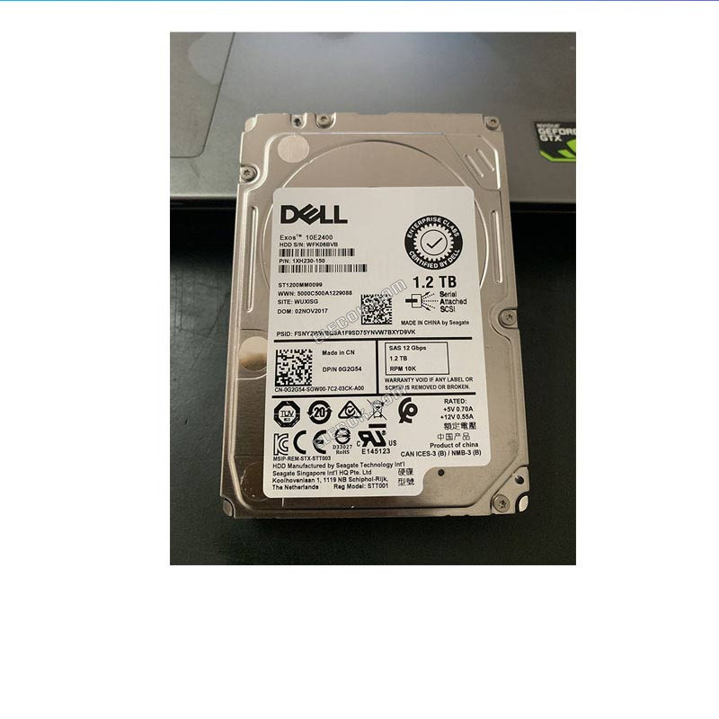 Dell 0G2G54 ST1200MM0099 1.2TB 12g 10K SAS 2.5 inch 12GB hard drive used