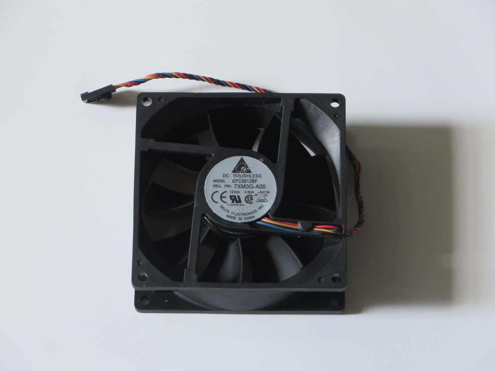 DELTA EFC0912BF 12V 0.6A 4wires Cooling Fan 