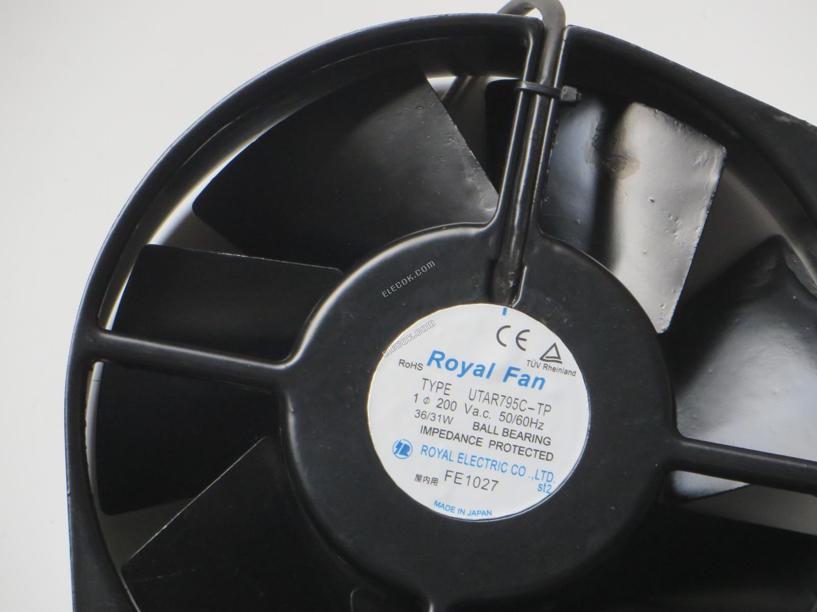 Royal UTAR795C-TP 200V 50/60HZ 36/31W 2wires Cooling Fan 