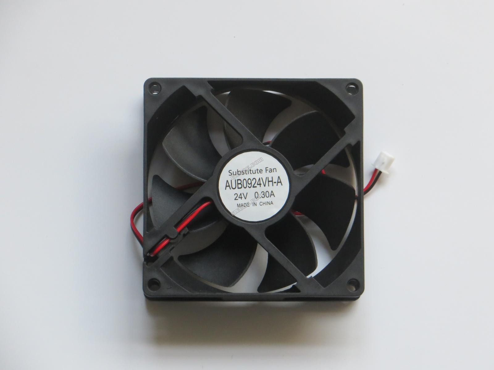 DELTA AUB0924VH-A 24V 0.3A 2wires Cooling Fan, Substitute 