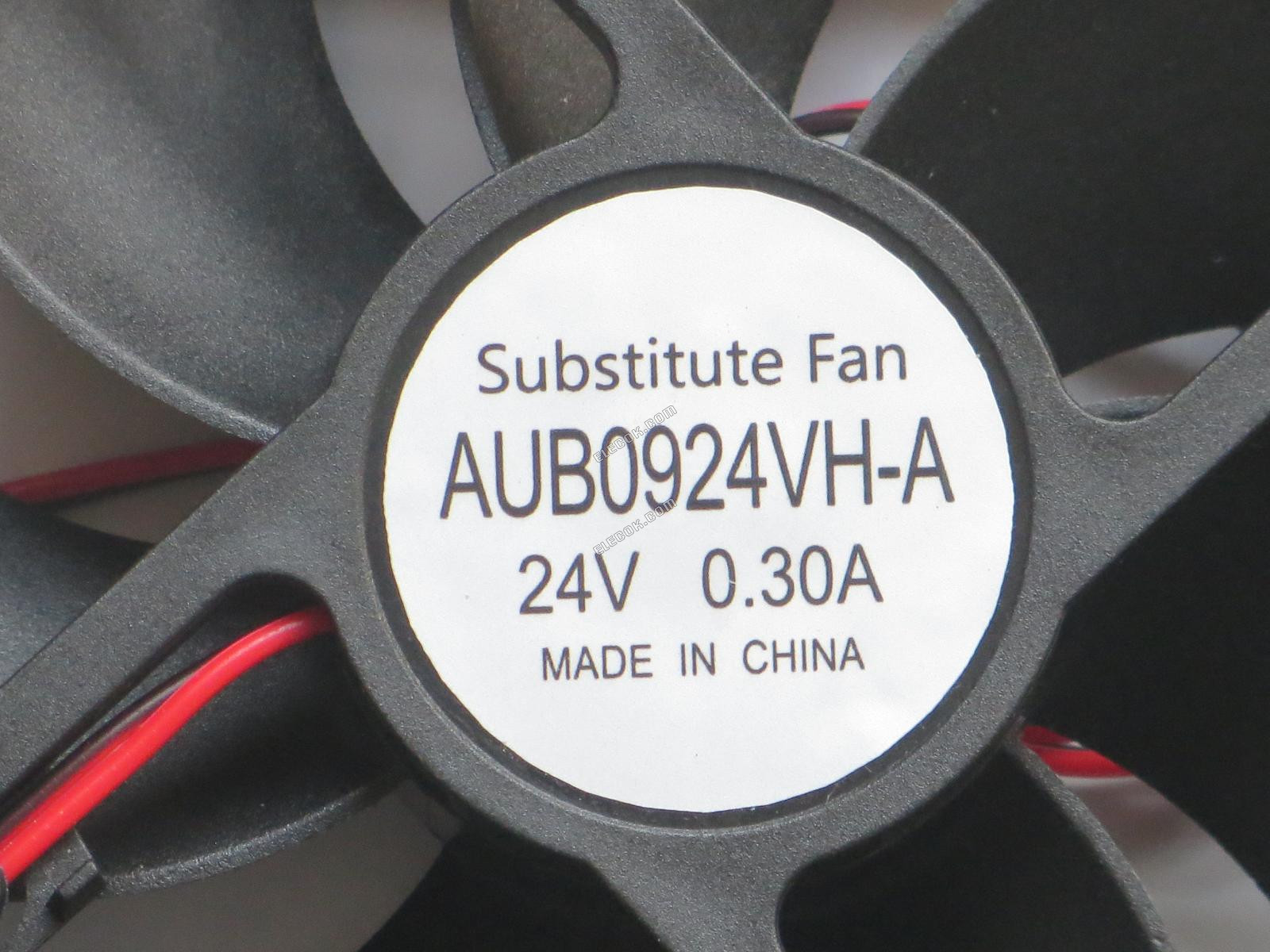 DELTA AUB0924VH-A 24V 0.3A 2wires Cooling Fan, Substitute 
