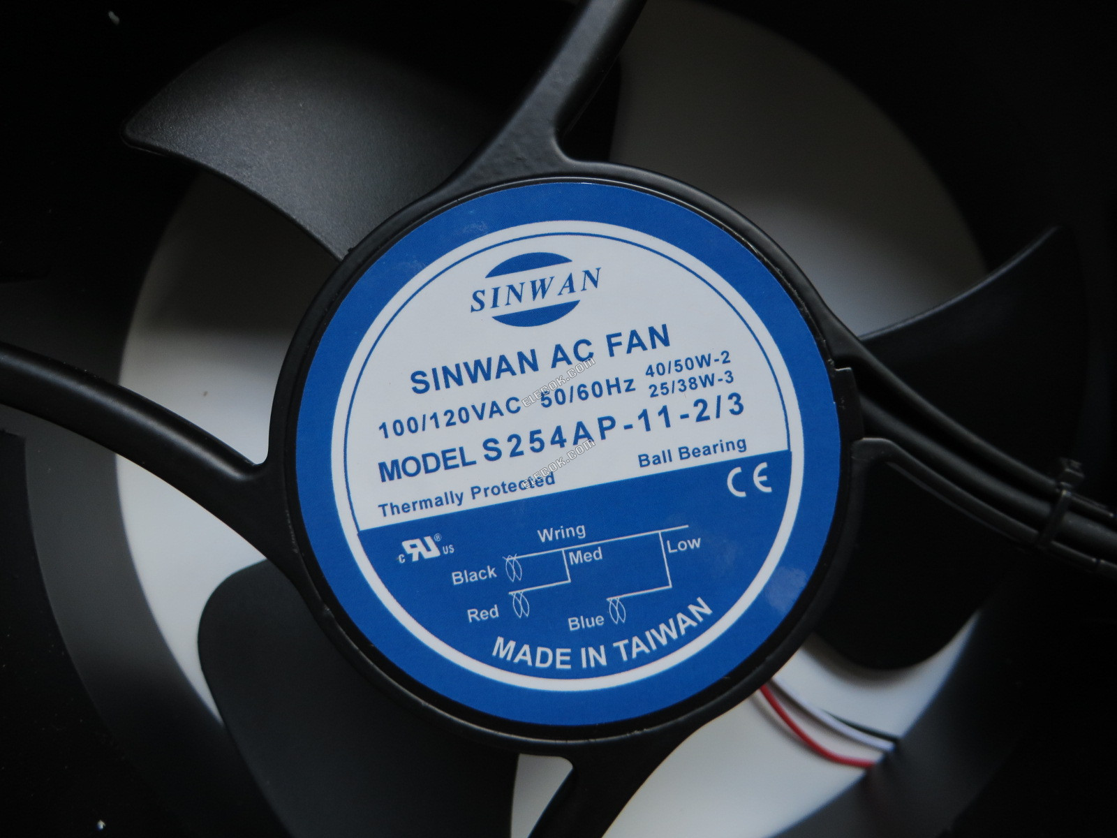 SINWAN AC FAN S254AP-11-2/3 100/120V 50/60HZ 3wires Cooling Fan, substitute refurbishment 