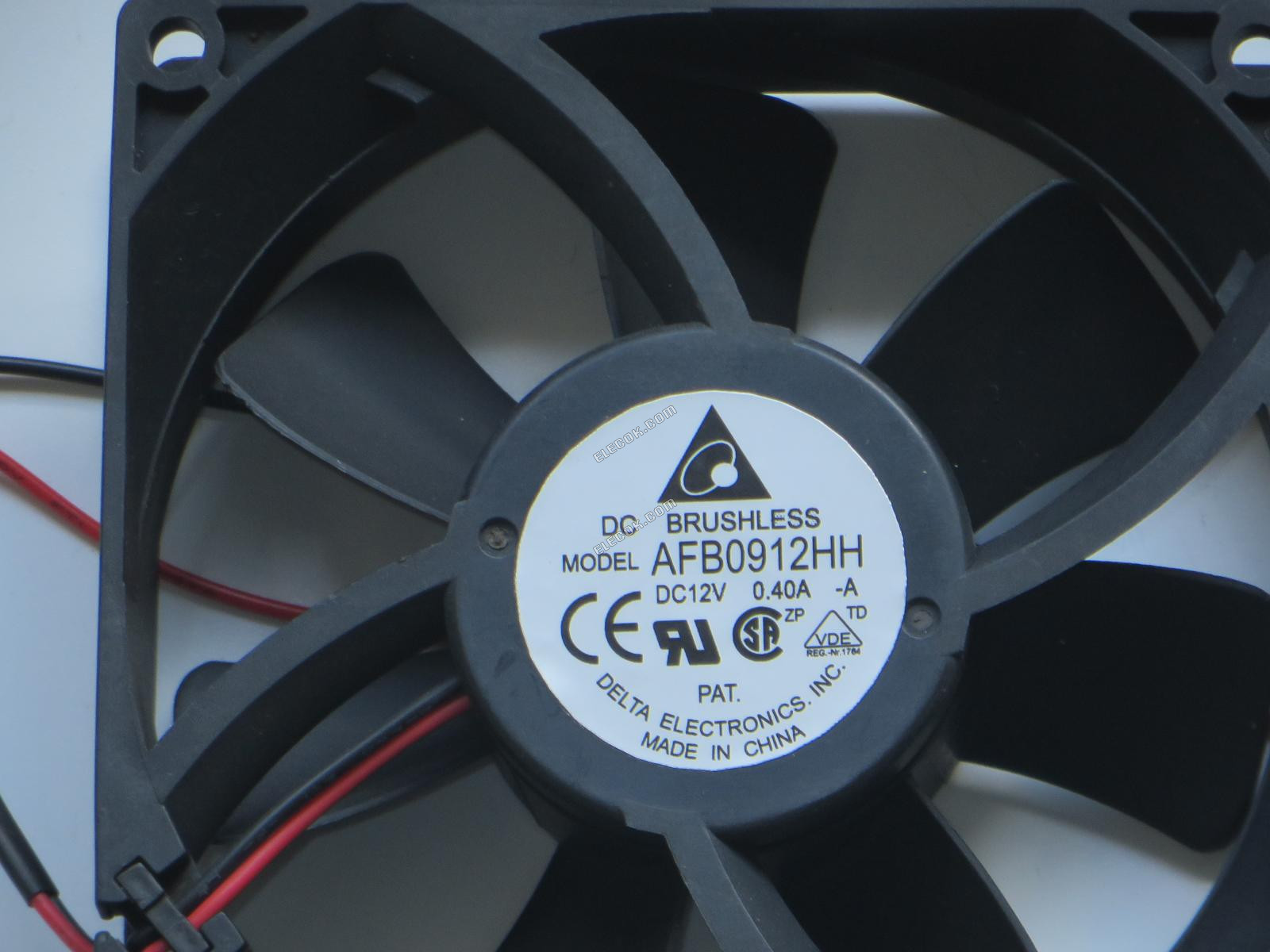 DELTA AFB0912HH-A 12V 0,4A 2 σύρματα ανεμιστήρας ψύξης 