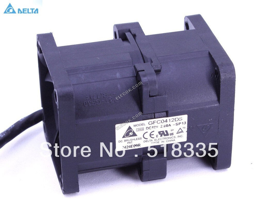 DELTA GFC0412DC 12V 2,8A Kühllüfter 
