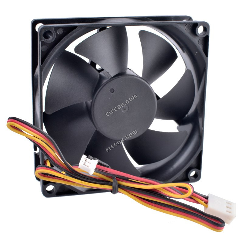 유지 8025 A8025L12S 12V 0.14A 3선 냉각 팬 
