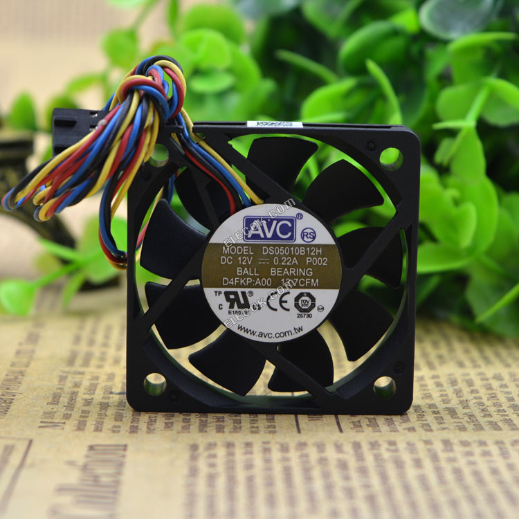 AVC DS05010B12H 12V 0,22A 4 drähte kühllüfter 