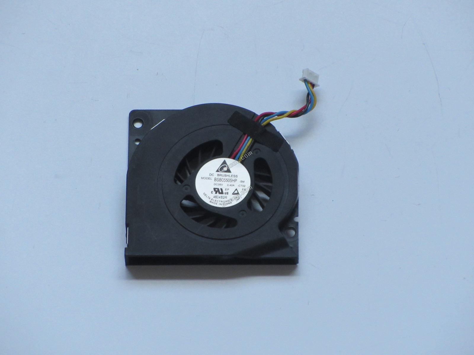 DELTA BSB05505HP-SM 5V 0.40A 4 fios Ventoinha 