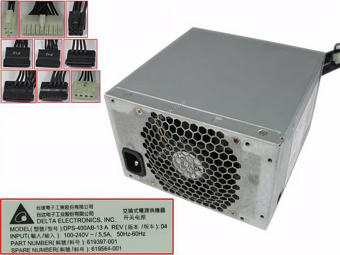 Delta Electronics DPS-400AB-13 Server - Power Supply 400W, DPS-400AB-13 A, Used 