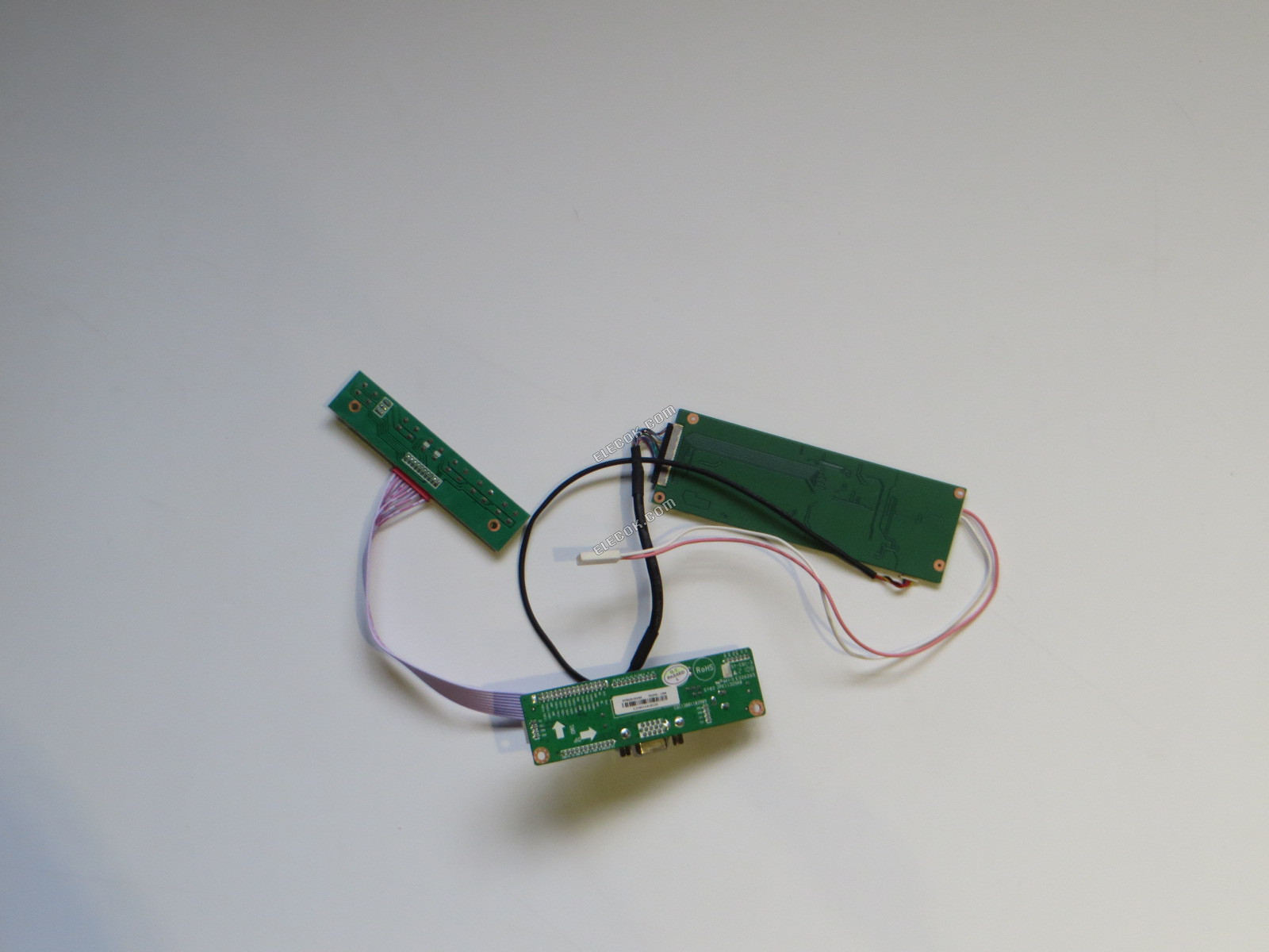 Driverprintplaat voor LCD CMO G080Y1-T01 met VGA functie, alternatief 