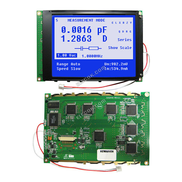 NHD-320240WG-BoTMI-VZ# Newhaven Display LCD Graphic Display Module STN-Blue(-) 320x240 166.8 x 109.0