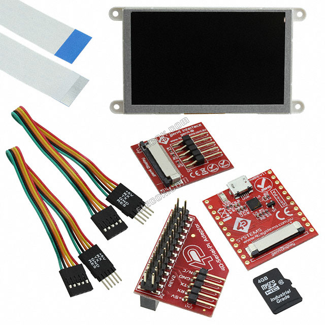 SK-GEN4-70D-SB-PI 4D Systems Pty Ltd Graphic Lcd Display Module Transmissive Red, Green, Blue RGB TFT - Color Parallel/Serial 7" 177.80mm 800 x 480 WVGA 
