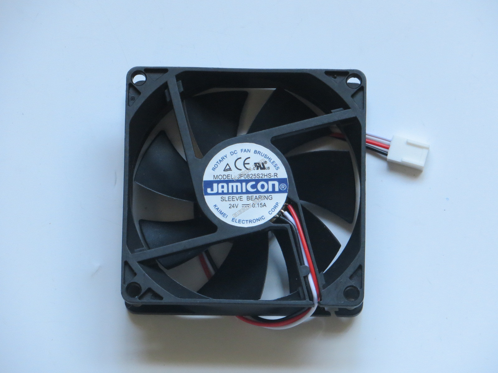 JAMICON JF0825S2HS-R 24V 0.15A 3線冷却ファン