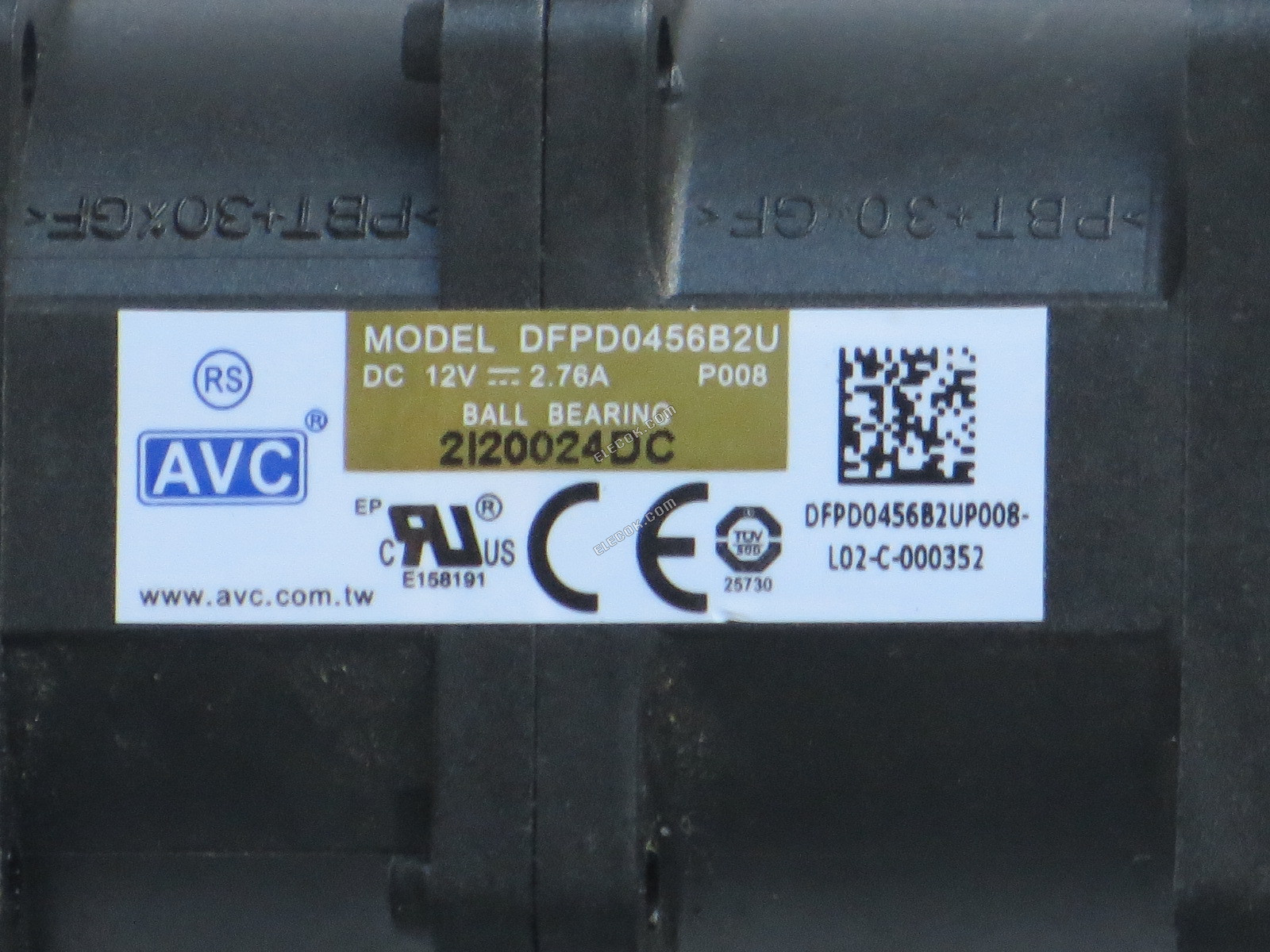 AVC DFPD0456B2U 12V 2.76A 8wires Cooling Fan 