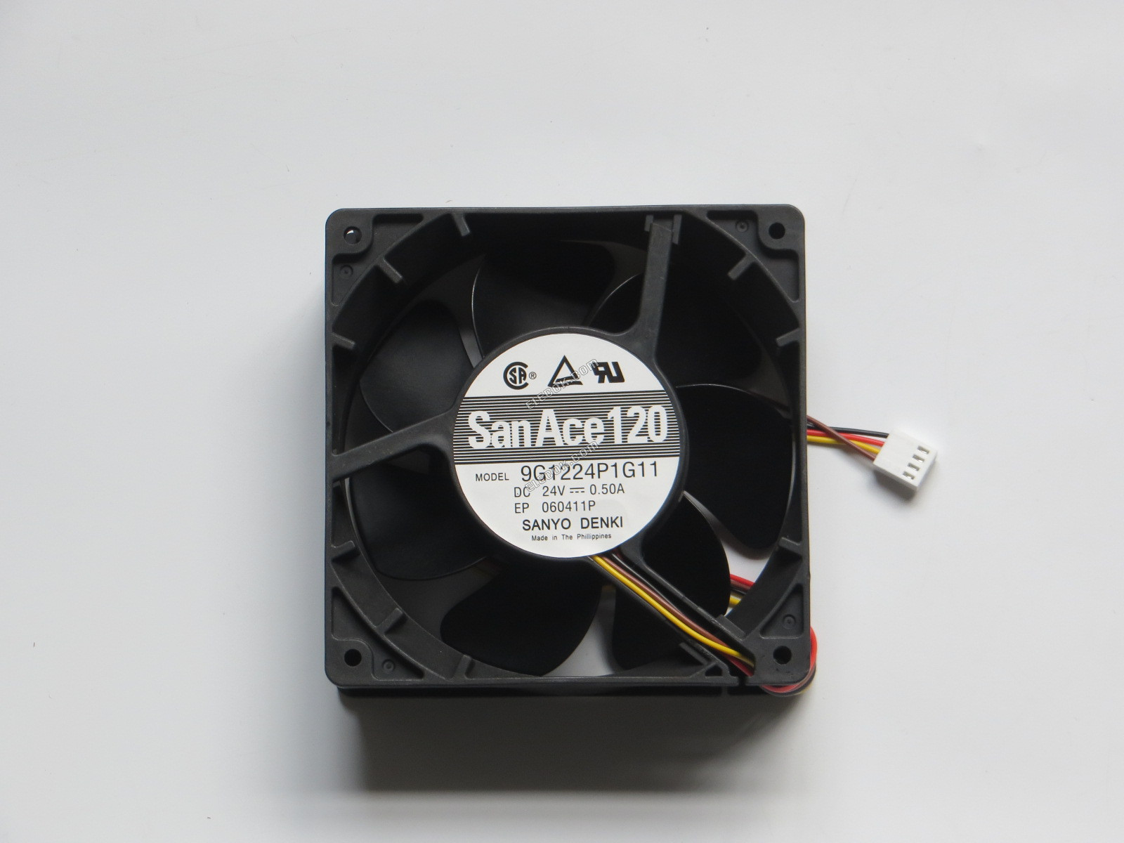 SANYO DENKY 9G1224P1G11 24V 0.50A 4線ファン