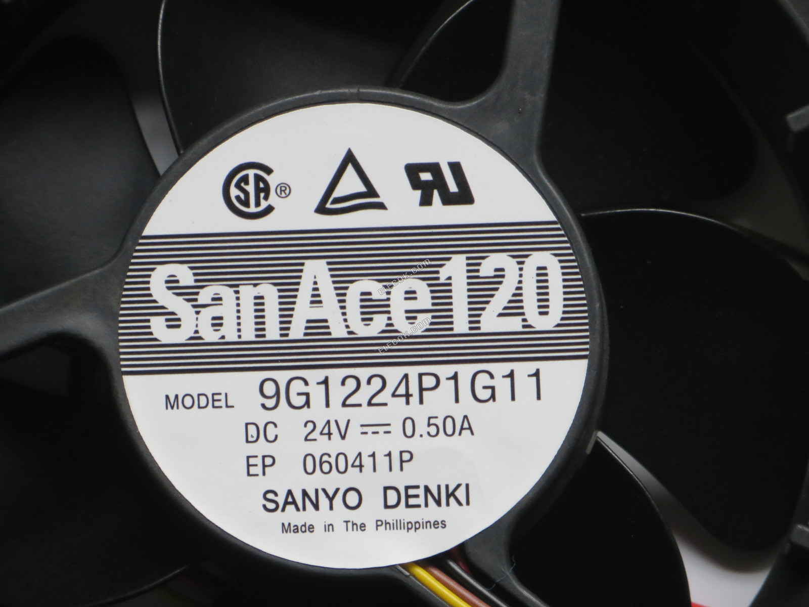 SANYO DENKY 9G1224P1G11 24V 0.50A 4線ファン