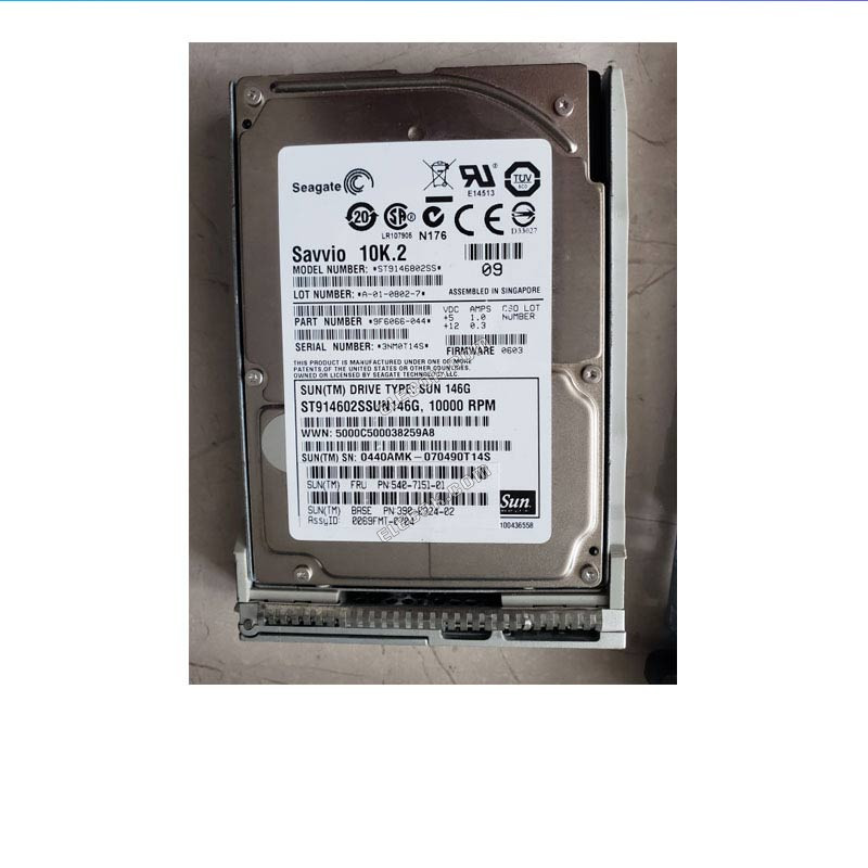 SUN M4000 M5000 ST9146802SS 540-7151 390-0324 146G 2.5 inch hard drive