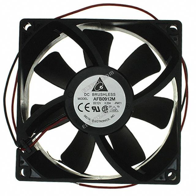 DELTA AFB0912M-PM11 12V 0.12A 1.44W 2wires Cooling Fan 