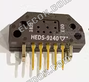 HEDS-9140-E00 Svart kodare read head utan garanti 
