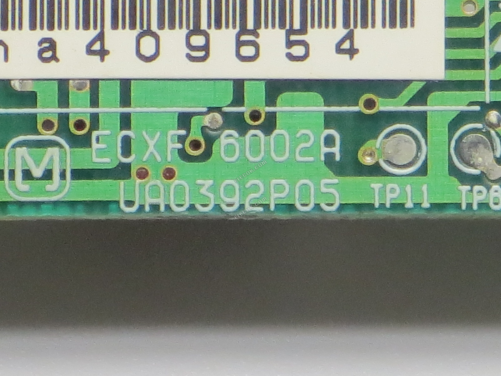 TOSHIBA UA0392P05, ECXF 6002A LCD INVERSOR PLACA, usado 