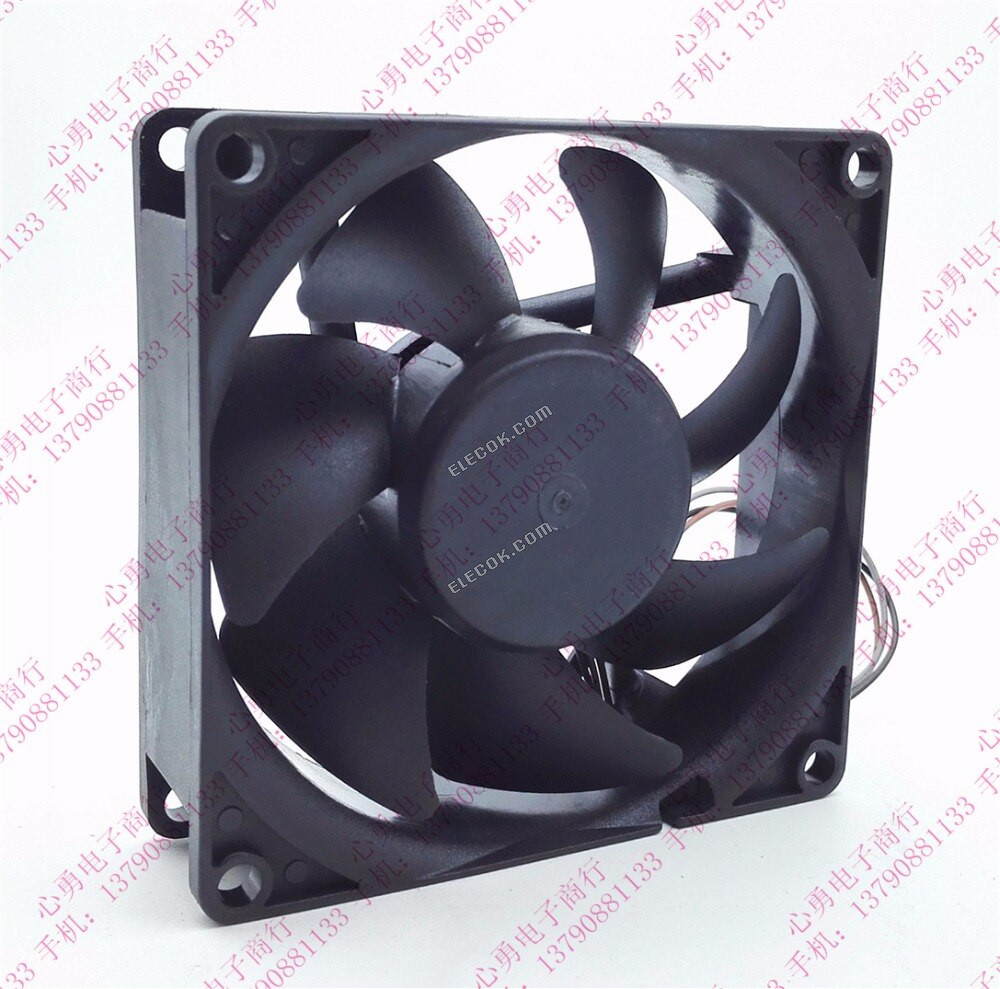EP6127A Ventilador Sunon Ventoinha EE80251S1-D170-F99 DC 12V 1,7W 3-pin 3-pin Conector 80mm 80x80x25mm Servidor Quadrado Ventilador 