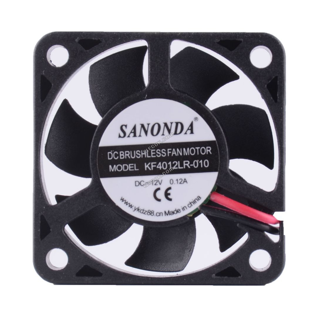 SANONDA KF4012LR-010 12V 0,12A 2 fili Ventola Di Raffreddamento 
