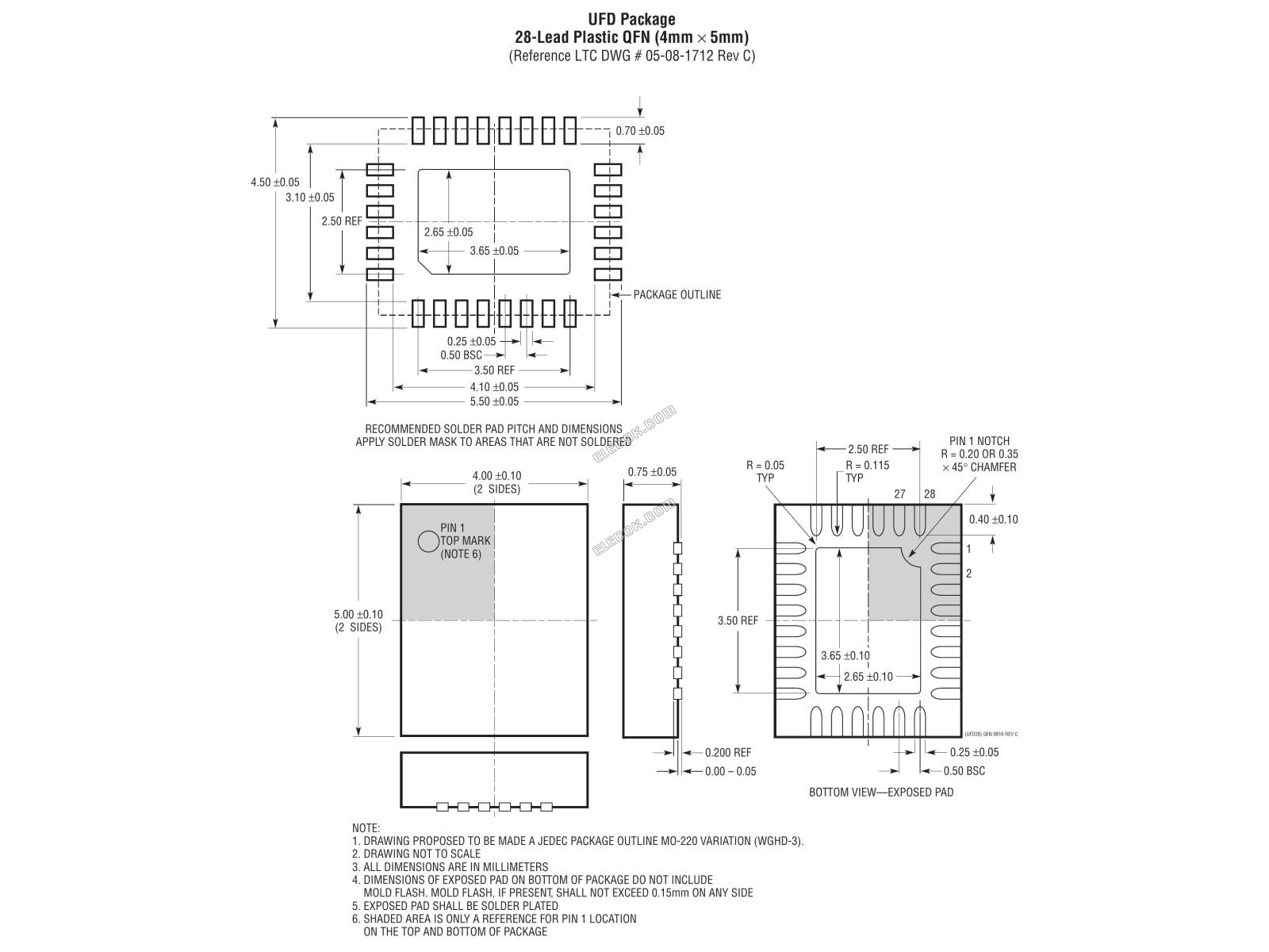 LT3496EUFD#TRPBF Analog Devices LED Drivers - 1 Reel (2500 pcs)