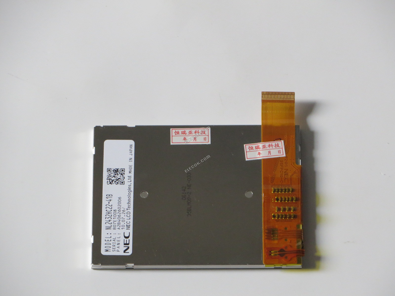 NL2432HC22-41B NEC 3.5" A-si Tft-lcdpanel with touch screen, used 