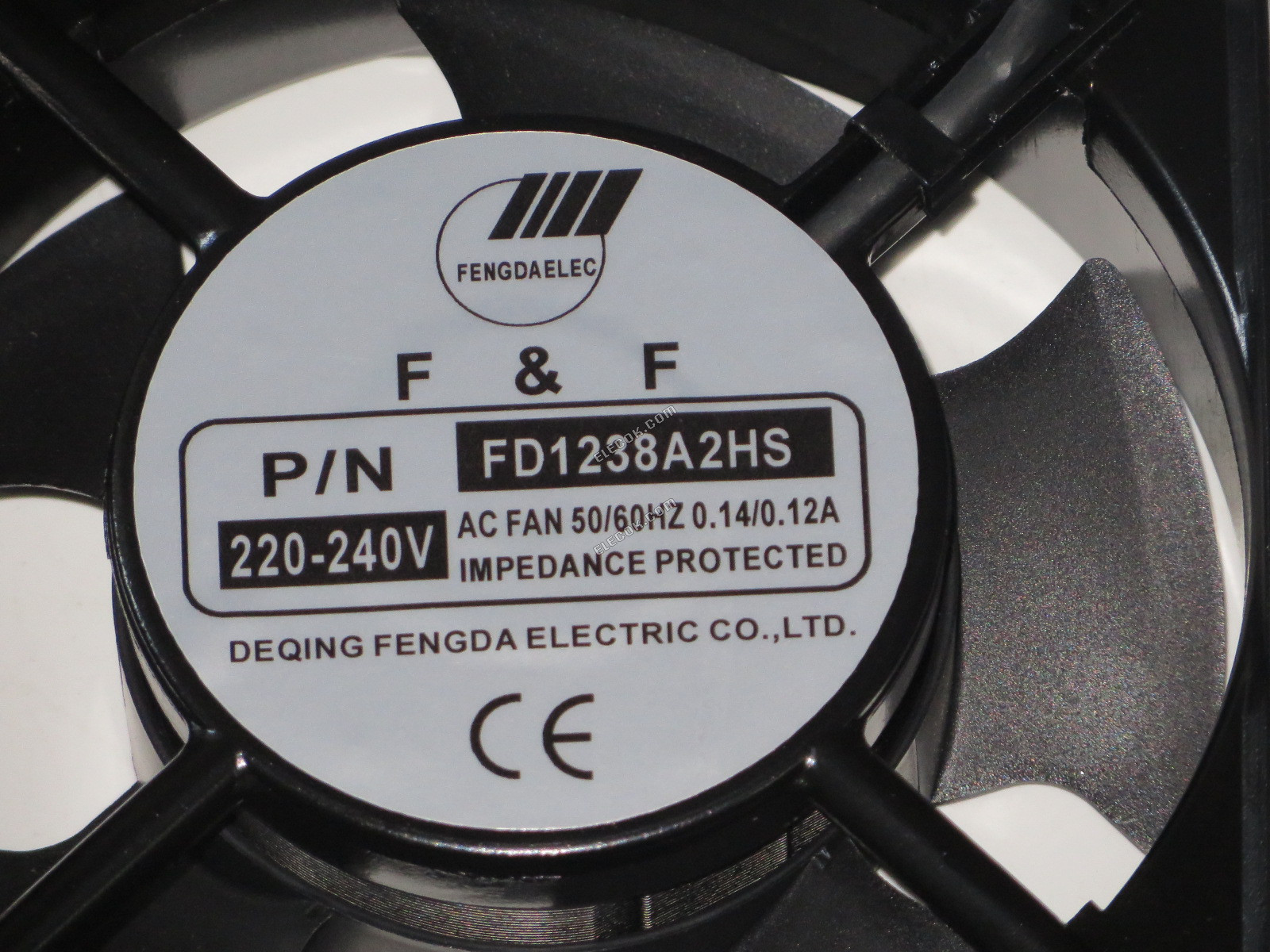 Y.S.TECH FD1238A2HS 220/240V 0.14/0.12A fan