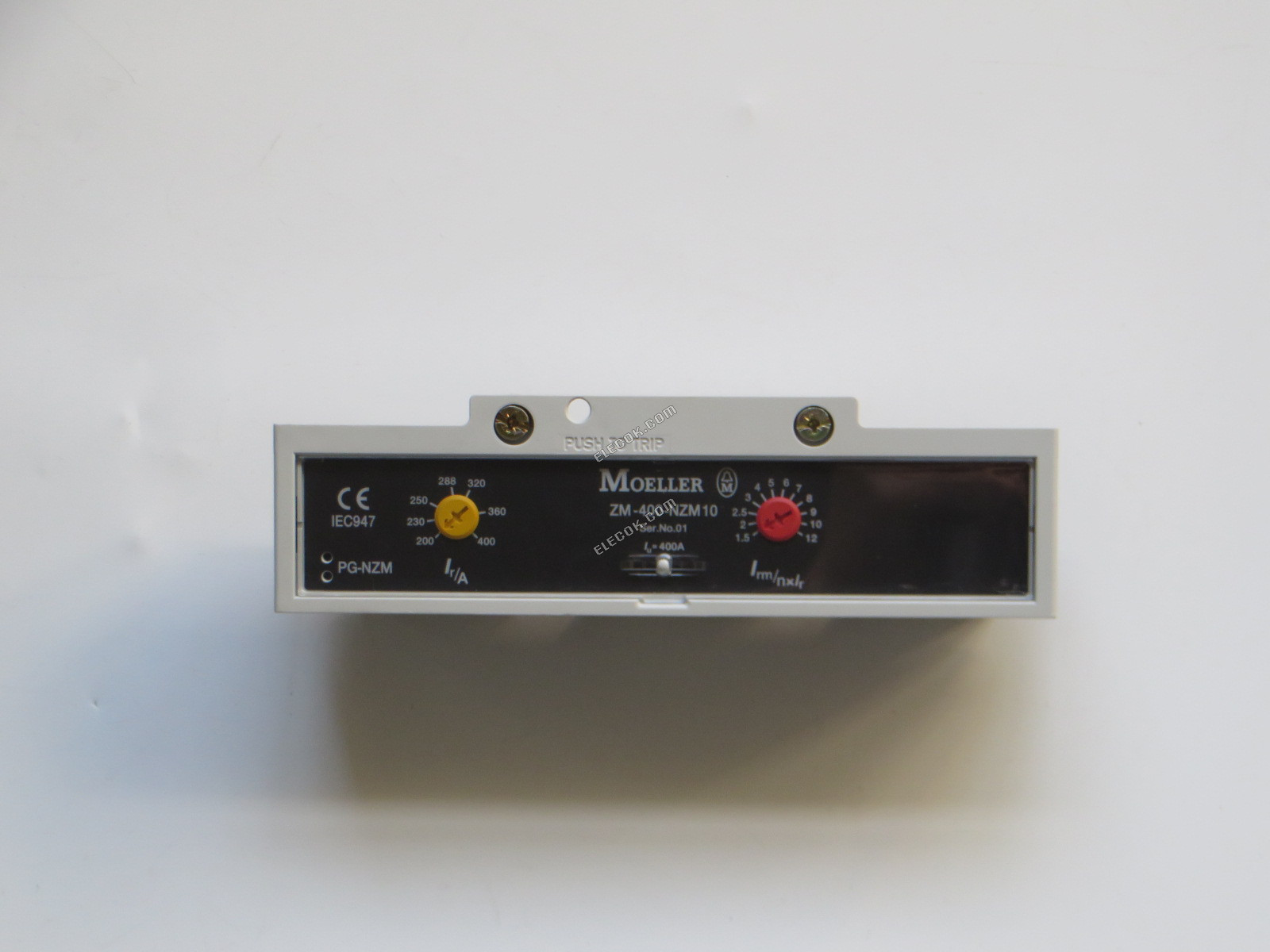 KLOCKNER MOELLER 690 VAC 50/60 HZ 400 A W ZM-400-NZM10-NA TRIP UNIT