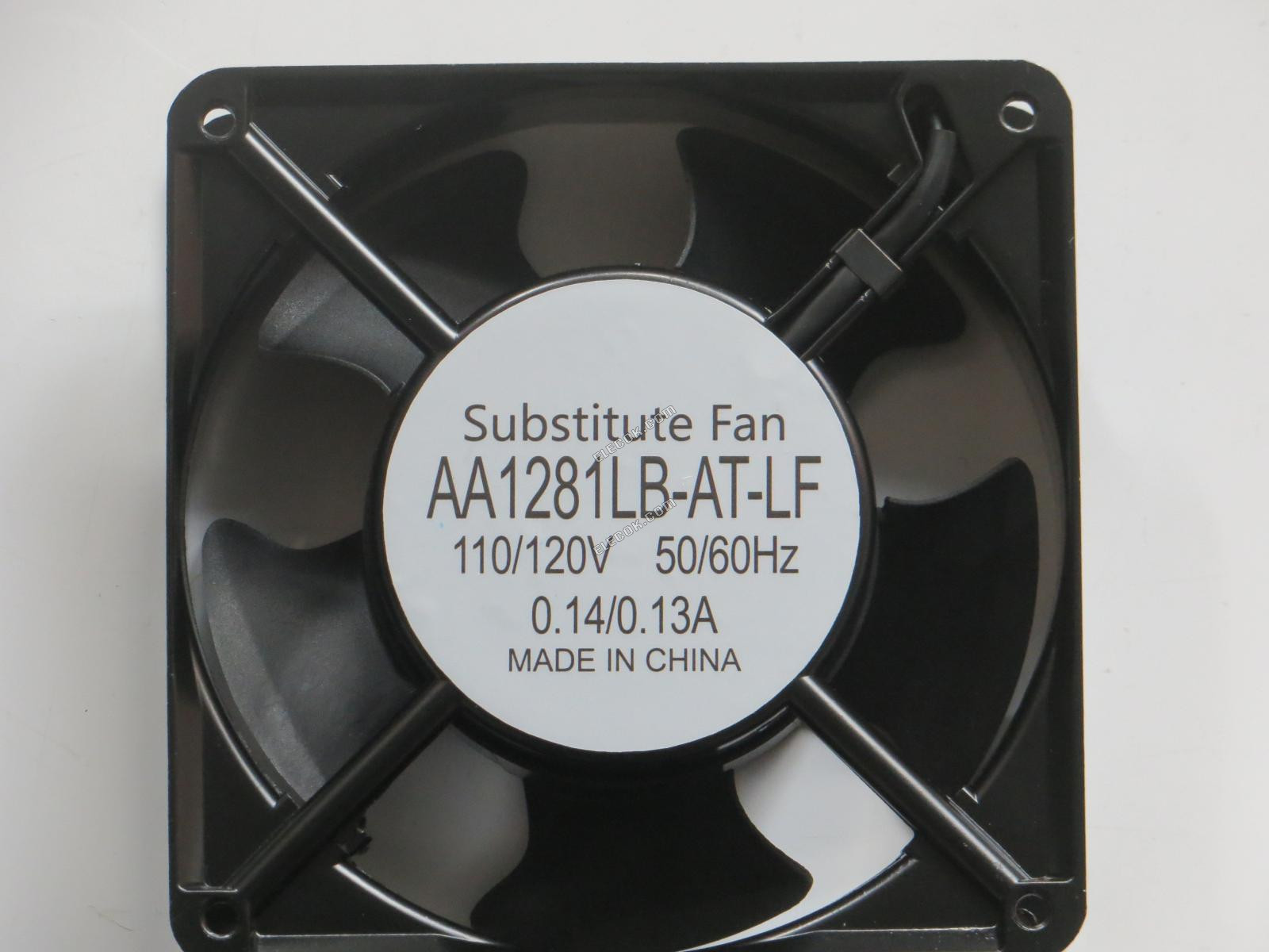 ADDA AA1281LB-AT-LF AC 110/120VAC 0.14/0.13A Cooling Fan with socket connection, substitute 