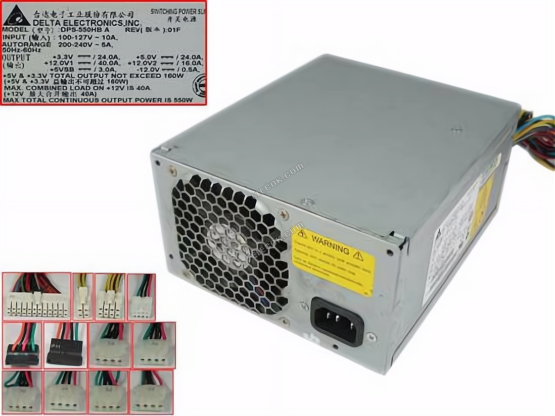 Delta Electronics DPS-550HB Server - Power Supply 550W, DPS-550HB A, Used 