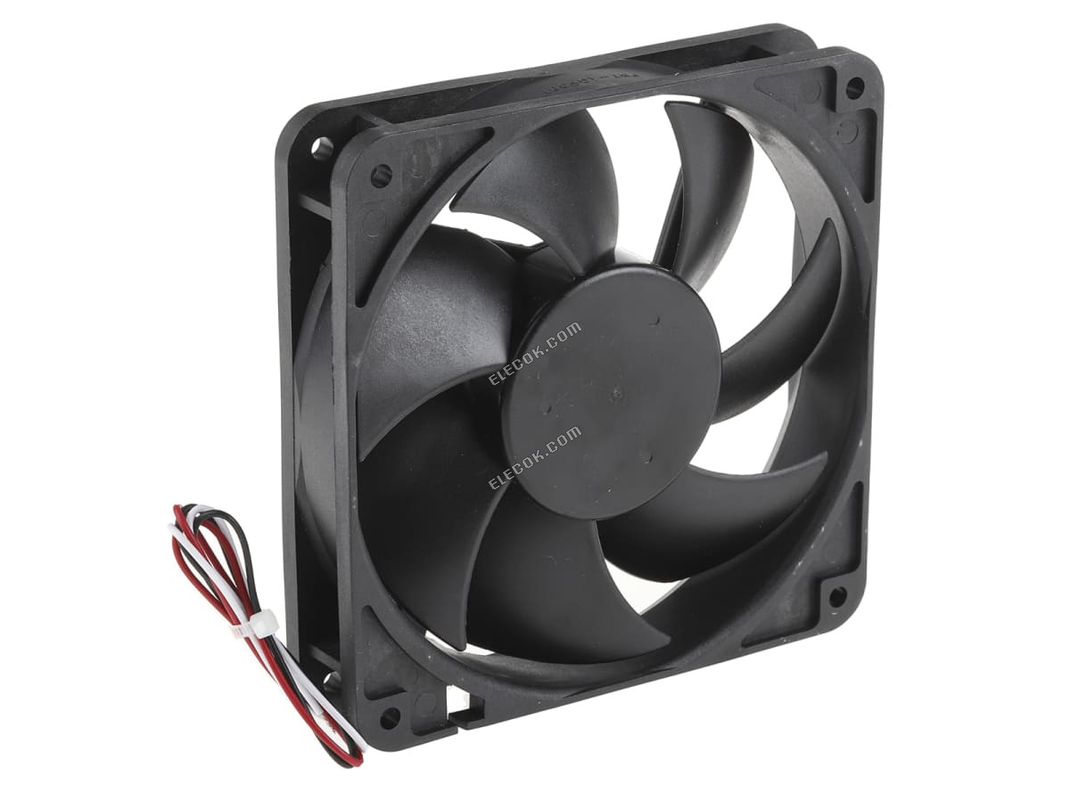 FD2412-A1051E2AL ARX, 24 V dc, DC Axial Fan, 120 x 120 x 25mm, 180.8m³/h, 5.52W 