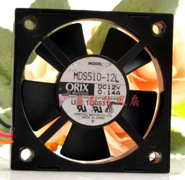 ORIX MDS510-12L 12V DC 0,14A 3 fils Ventilateur De Refroidissement 