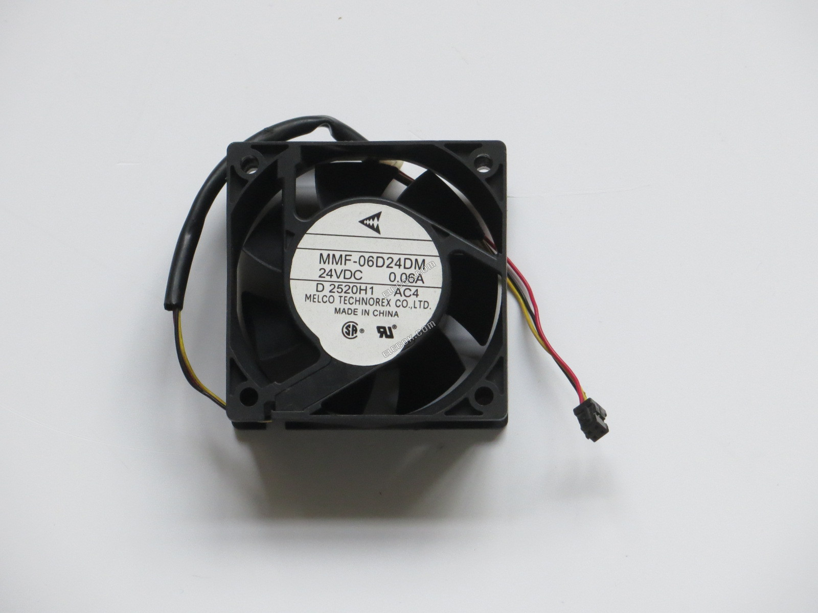 Mitsubishi MMF-06D24DM-AC4 24V 0,06A 3 ledninger Køleventilator 