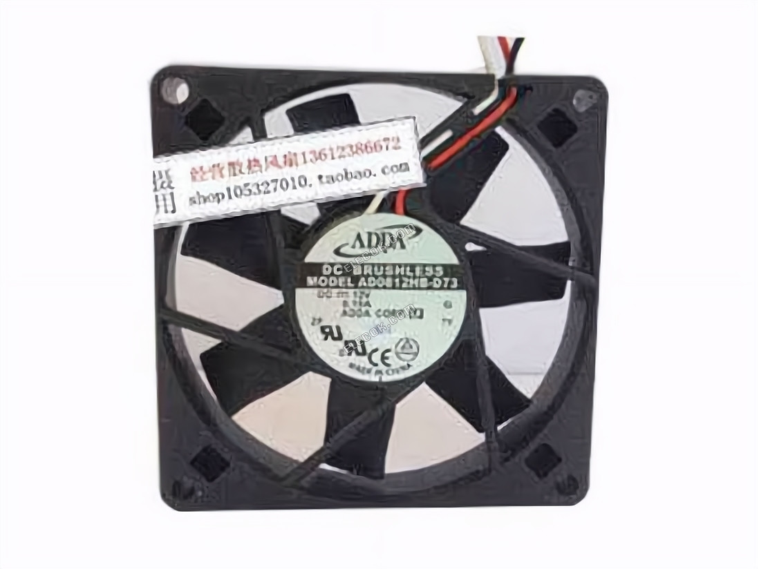 ADDA AD0812HB-D73 12V 2.16W Cooling Fan 