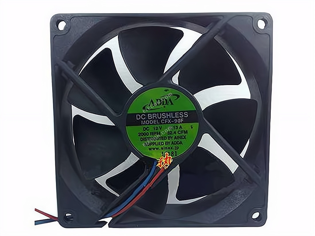 ADDA CFX-90F 12V 0.13A 3wires cooling fan 