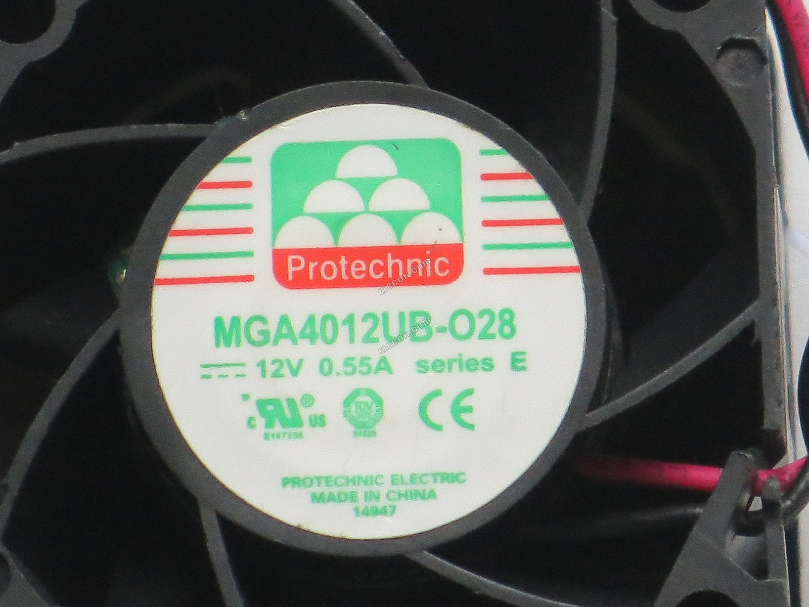 Magic MGA4012UB-O28 MGA4012UB-028 12V 0.55A 2wires Cooling Fan 