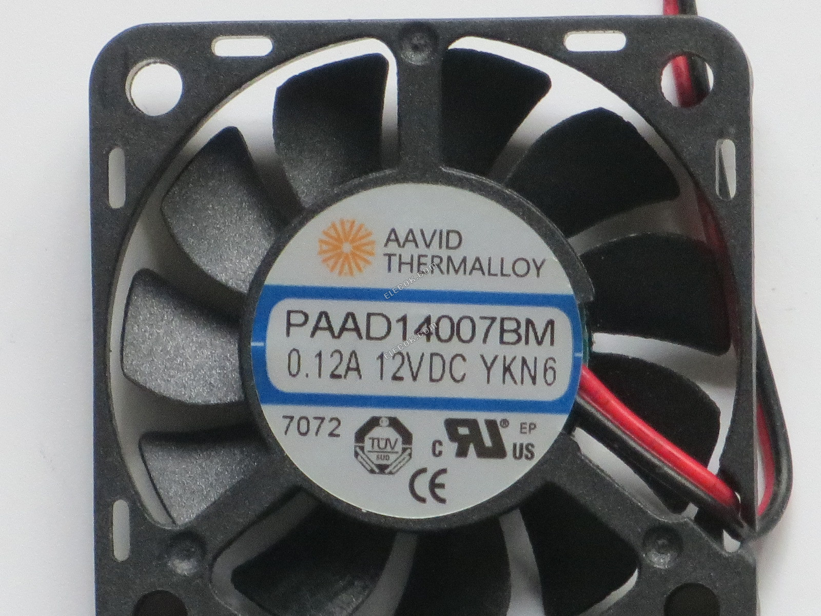 AAVID PAAD14007BM 12V 0,12A 2 καλώδια ανεμιστήρας ψύξης 