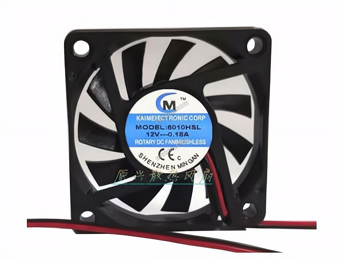 M / Ming Gan 6010HSL Server-square Fan 6010HSL 2-wire 