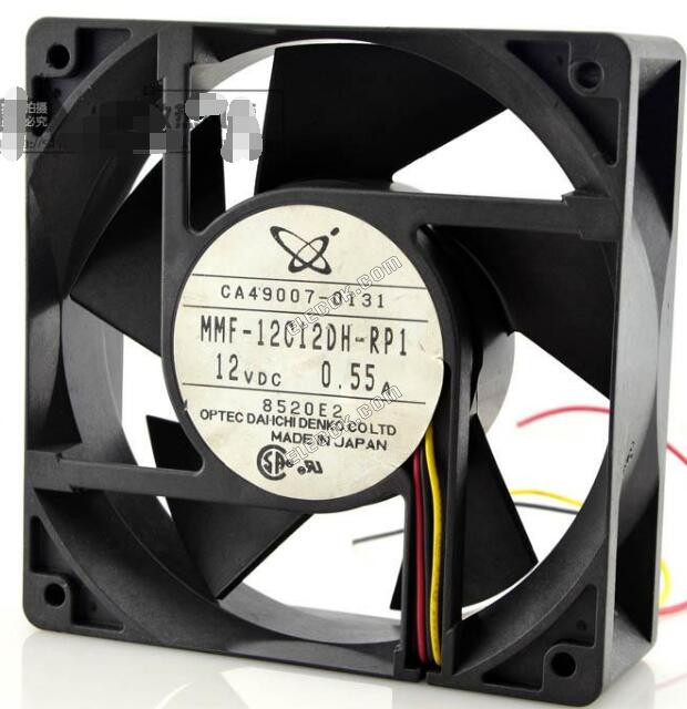 Mitsubishi MMF-12C12DH-RP1 CA49007-0131 12V 0.55A 3wires Cooling Fan 